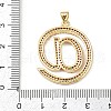 Brass Micro Pave Cubic Zirconia Pendants KK-S526-13G-A-3