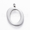 Tarnish Resistant 304 Stainless Steel Pendants STAS-F129-O-P-2