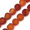 Natural Red Agate Beads Strands G-M454-B08-2