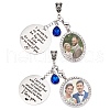 Alloy Locket Pendant HJEW-WR00002-2