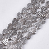 Electroplate Glass Beads Strands EGLA-T017-05-2