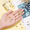 Multi-Petal Brass Bead Caps KK-CA0001-01-4
