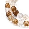 Watermelon Stone Glass Beads Strands G-L621-B03-6mm-4
