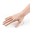 Faceted Glass Beaded Bracelets BJEW-JB05853-03-4