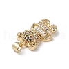 Brass Micro Pave Cubic Zirconia Pendants KK-M240-18-5