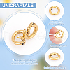 Unicraftale 3Pcs Ion Plating(IP) 304 Stainless Steel Spring Gate Rings STAS-UN0059-42-5