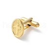 304 Stainless Steel Cufflinks STAS-S170-01G-2
