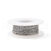 Tarnish Resistant 304 Stainless Steel Cable Chains CHS-C002-03P-3