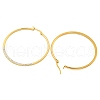 PVD Vacuum Plating 202 Stainless Steel Hoop Earrings EJEW-H003-43G-03-2