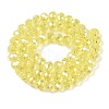 Electroplate Glass Beads Strands X-EGLA-A044-T8mm-B29-3
