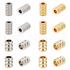 DICOSMETIC 40Pcs 4 Style 304 Stainless Steel Beads STAS-DC0005-35-1