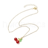 Brass Cable Chains Necklace NJEW-JN04691-1