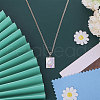 BENECREAT 1Pc 925 Sterling Silver Pendant Cabochon Settings STER-BC0002-77A-5
