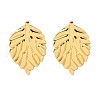 304 Stainless Steel Stud Earrings EJEW-S267-01G-A-2
