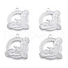 201 Stainless Steel Pendants STAS-N098-268P-2