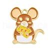 Cartoon Alloy Enamel Pendants ENAM-M217-01D-G-1