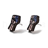 Independence Day Wood Stud Earrings EJEW-D108-01G-2