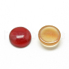 Natural Agate Cabochons G-R416-8mm-12-2