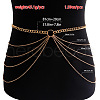 Alloy Curb Chain Tassel Multi-Layered Waist Chains for Women FS-WG84049-01-5