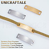 Unicraftale 4Pcs 2 Colors 304 Stainless Steel Shoelace Charms STAS-UN0050-21-4