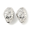 Textured Brass Beads KK-Q820-29P-1