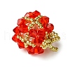 Christmas Seed Beads Beaded Charms PALLOY-MZ00299-01-4