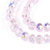 Transparent Glass Beads Strands EGLA-N016-4mm-04-3