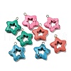 Synthetic Turquoise Dyed Pendants G-G075-01-1