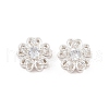 Rack Plating Brass Micro Pave Cubic Zirconia Beads KK-F879-05S-1