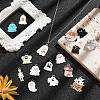 15Pcs 15 Styles Halloween Alloy Enamel Pendants FIND-YW0006-06-5