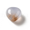 Mother's Day Gifts Natural Blue Chalcedony Heart Love Stone G-A209-04B-3