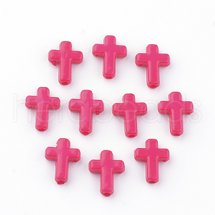 Opaque Acrylic Beads SACR-436-C05-1