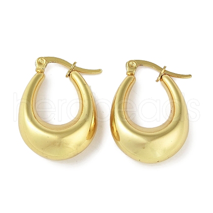 Ion Plating(IP) 304 Stainless Steel Stud Earrings STAS-I304-23A-G-1