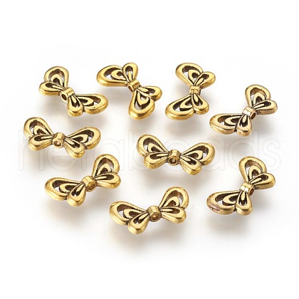 Tibetan Style Alloy Beads X-TIBEP-GC045-AG-RS-1