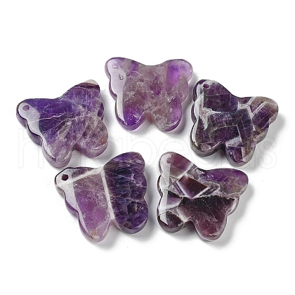 Natural Amethyst Pendants G-D087-01F-1