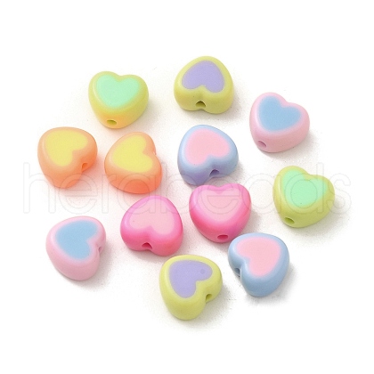 Opaque Acrylic Beads X-SACR-P033-01-1