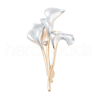 Flower Enamel Pins JEWB-P042-01G-B-1