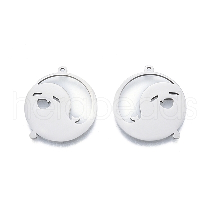 Non-Tarnish 201 Stainless Steel Pendant STAS-B027-14P-1