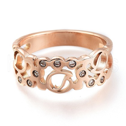 304 Stainless Steel Finger Rings RJEW-F110-04RG-1