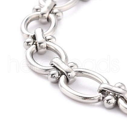 Non-Tarnish 304 Stainless Steel Link Chains CHS-Z001-06P-1