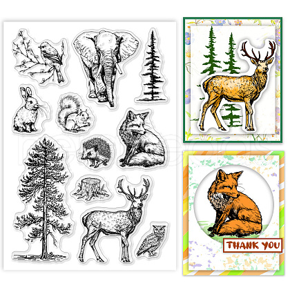 PVC Plastic Clear Stamps DIY-WH0631-0223-1