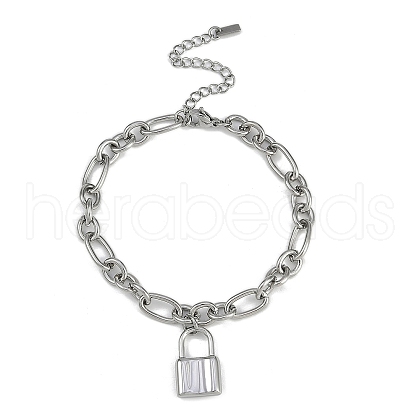 304 Stainless Steel Bracelets for Women BJEW-Z077-05P-1