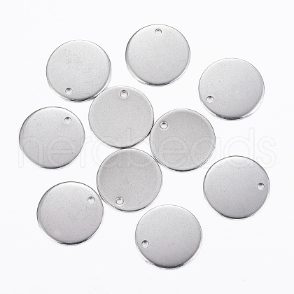 Tarnish Resistant 201 Stainless Steel Stamping Blank Tag Pendants STAS-H396-B-05P-1