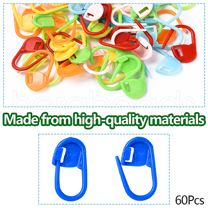 ABS Plastic Knitting Stitch Marker DIY-YWC0003-03B-1