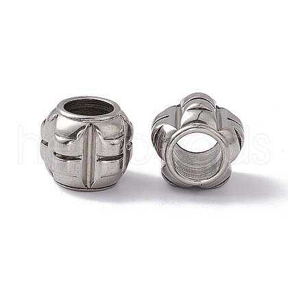 Tarnish Resistant 304 Stainless Steel Beads STAS-E039-9A-1