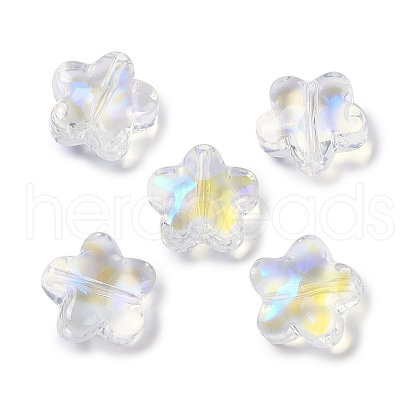 Electroplate Glass Beads GLAA-S202-09-1