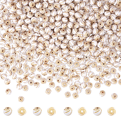 SUPERFINDINGS Opaque Acrylic Beads ACRC-FH0001-01-1