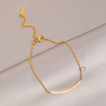 Stainless Steel Charms Anklets WG148E2-02-1