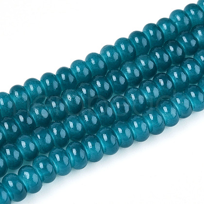 Imitation Jade Glass Beads DGLA-ZX002-6mm-02E-1