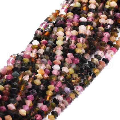 Natural Tourmaline Beads Strands G-E569-E04-1